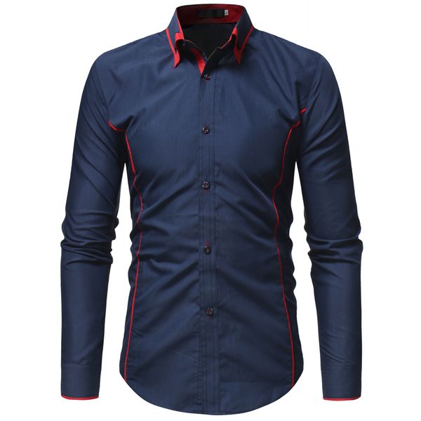 brand 2018 fashion male shirt long-sleeves classic spring mens dress shirts slim men shirt xxxl, White;black
brand 2018 fashion male shirt long-sleeves classic spring mens dress shirts slim men shirt xxxl, White;black