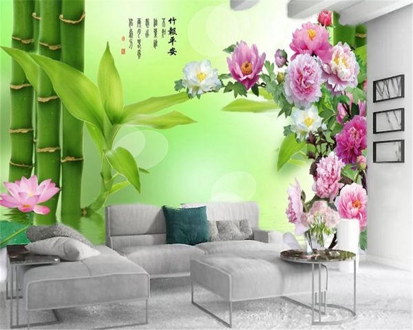3d wallpaper living room noble peony green bamboo beautiful flower premium atmospheric interior decoration wallpaper
3d wallpaper living room noble peony green bamboo beautiful flower premium atmospheric interior decoration wallpaper