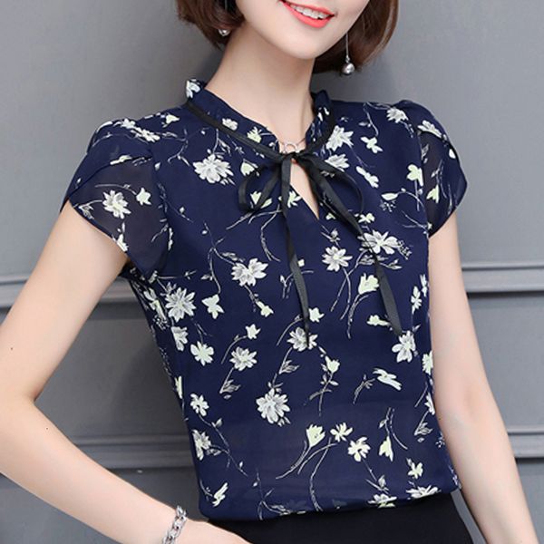 women summer blouse new 2019 fashion print chiffon women shirt sweet bow v womens clothing plus size summer blusas 0010 30, White
women summer blouse new 2019 fashion print chiffon women shirt sweet bow v womens clothing plus size summer blusas 0010 30, White