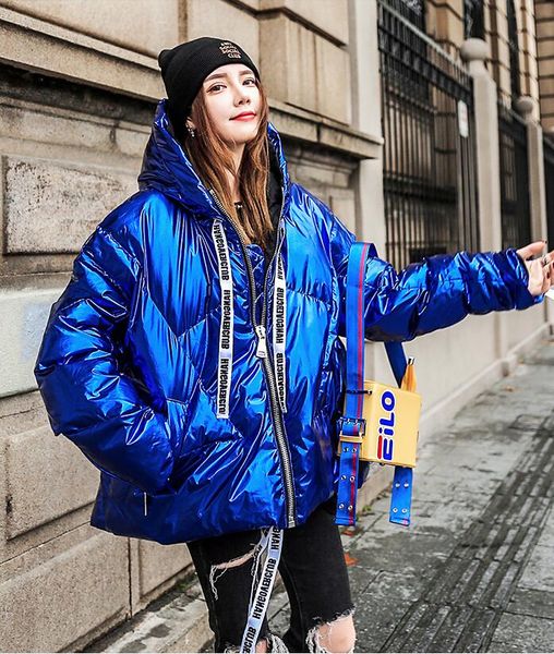 winter new parka woman bright oversized hooded jackets 2019 oversized thick coat korean women's bright jackets, Black
winter new parka woman bright oversized hooded jackets 2019 oversized thick coat korean women's bright jackets, Black