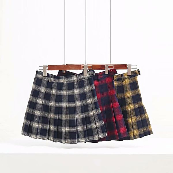 autumn winter harajuku women fashion skirts cute yellow black red lattice pleated skirt punk style high waist female
autumn winter harajuku women fashion skirts cute yellow black red lattice pleated skirt punk style high waist female