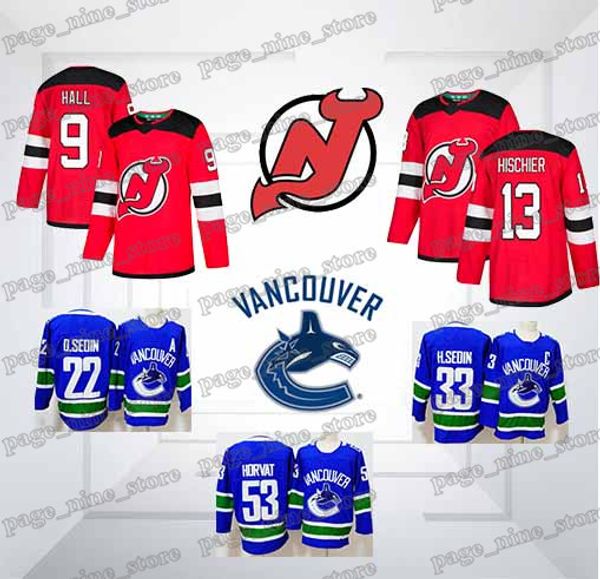 Vancouver Canucks jerseys Henrik Sedin Daniel Sedin Bo Horvat Devils Taylor Hall Nico Hischier Hot sale jerseys
Vancouver Canucks jerseys Henrik Sedin Daniel Sedin Bo Horvat Devils Taylor Hall Nico Hischier Hot sale jerseys