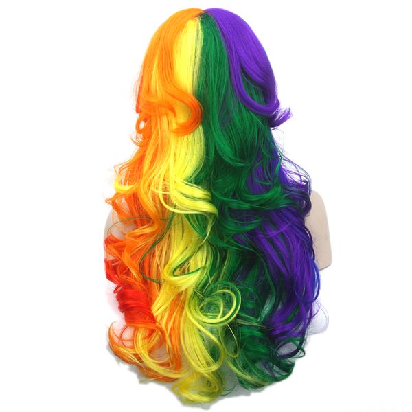soowee 70cm long curly high temperature fiber synthetic hair cosplay wigs red yellow pink women party hair wig peruca, Black
soowee 70cm long curly high temperature fiber synthetic hair cosplay wigs red yellow pink women party hair wig peruca, Black