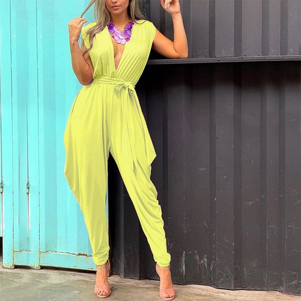 belted halter jumpsuit for women 2019 sleeveless high waist pants long jumpsuits v neck rompers bodysuit womens overalls, Black;white
belted halter jumpsuit for women 2019 sleeveless high waist pants long jumpsuits v neck rompers bodysuit womens overalls, Black;white