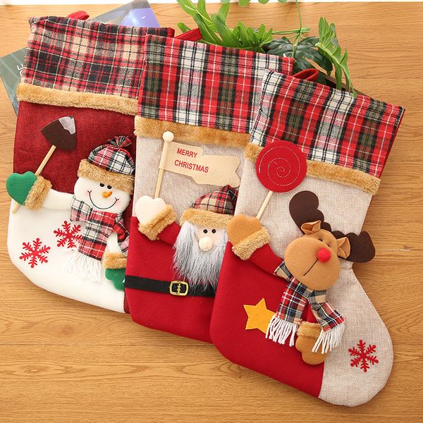 christmas stockings gift kids candy bag santa claus sock christmas tree decoration
christmas stockings gift kids candy bag santa claus sock christmas tree decoration