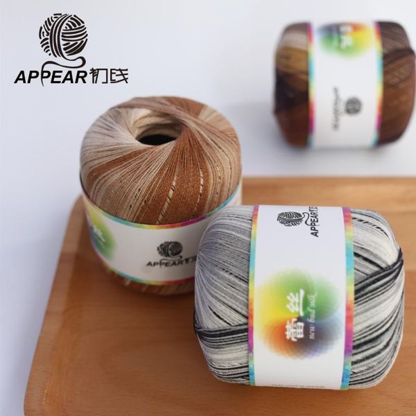 50g/ball cotton metallic lace rainbow yarn colorful thin thread for crocheting knitting by 1.55mm crochet hooks, Black;white
50g/ball cotton metallic lace rainbow yarn colorful thin thread for crocheting knitting by 1.55mm crochet hooks, Black;white
