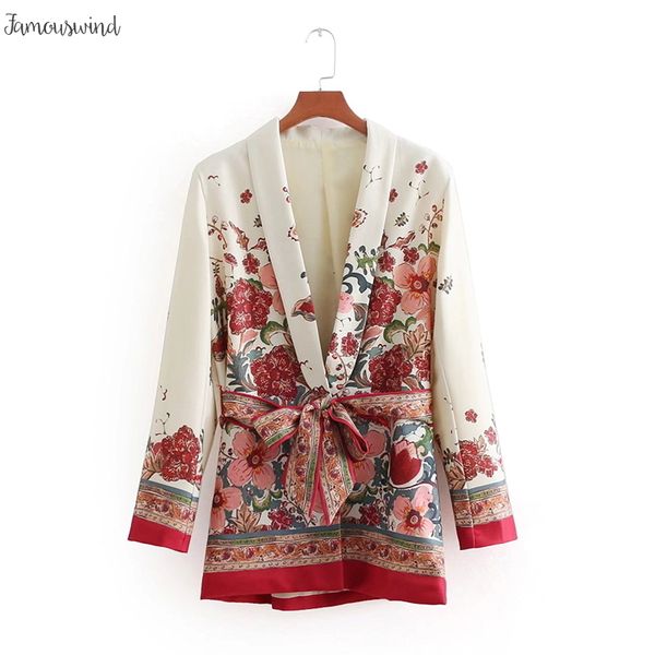 vintage women business jacket red floral print kimono suit ladies waist bowknot sashes outwear stand collar casual slim coat ct070, Black;brown
vintage women business jacket red floral print kimono suit ladies waist bowknot sashes outwear stand collar casual slim coat ct070, Black;brown