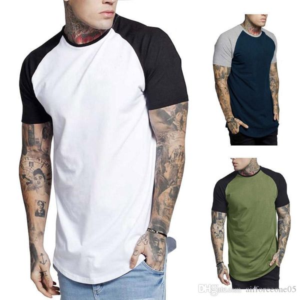 mens panelled color tshirts summer short sleeve mens crew neck fashion slim mens clothing, White;black
mens panelled color tshirts summer short sleeve mens crew neck fashion slim mens clothing, White;black