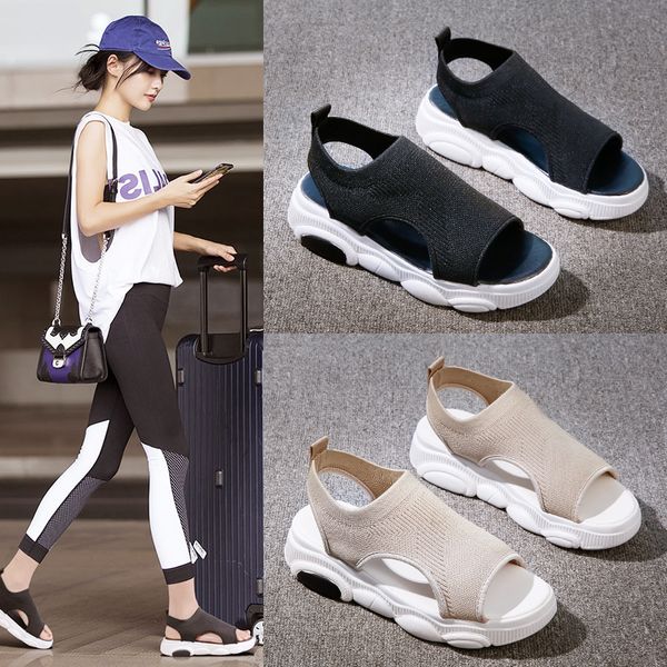 summer women outdoor sports sandals beach shoes girls running shoes platform elastic fabric mesh training women sneakers
summer women outdoor sports sandals beach shoes girls running shoes platform elastic fabric mesh training women sneakers