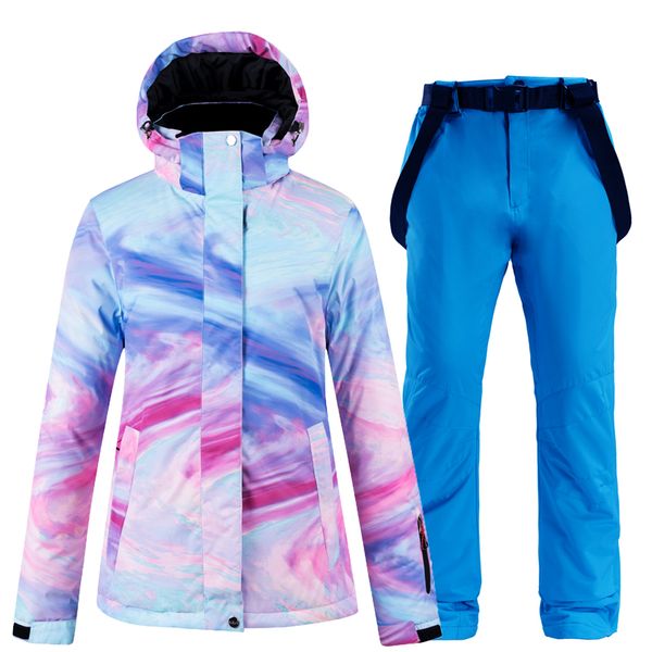 new thick warm ski suit for women waterproof windproof ski suit and snowboard jacket pants set women winter suits street wear
new thick warm ski suit for women waterproof windproof ski suit and snowboard jacket pants set women winter suits street wear