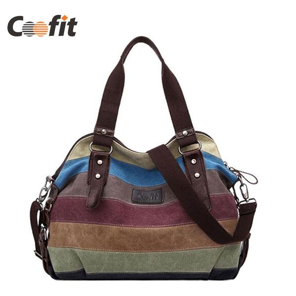 coofit women stripe handbag canvas shoulder bag messenger crossbody bags satchel hit color striped casual tote
coofit women stripe handbag canvas shoulder bag messenger crossbody bags satchel hit color striped casual tote