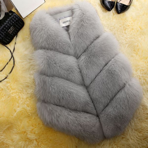 2019 new fashion winter faux fur coat women waist coat fur gilet vest for ladies women's vest, Black
2019 new fashion winter faux fur coat women waist coat fur gilet vest for ladies women's vest, Black