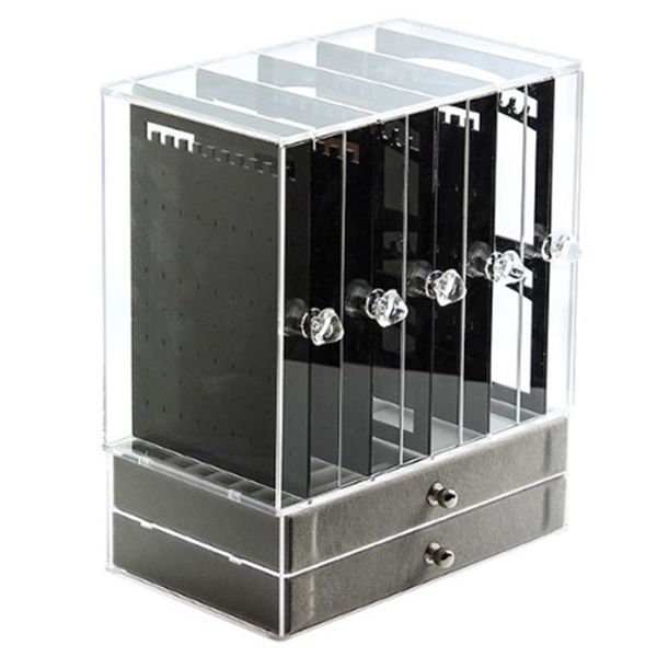 new 5 doors acrylic jewelry organizer box for necklace display storage case earrings bracelet hanger decoration girls gift wom, Pink;blue
new 5 doors acrylic jewelry organizer box for necklace display storage case earrings bracelet hanger decoration girls gift wom, Pink;blue