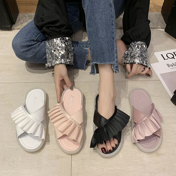 female shoes slippers casual lady slides low 2020 rubber girl flat soft summer rome pu basic shoes woman's slippers low, Black
female shoes slippers casual lady slides low 2020 rubber girl flat soft summer rome pu basic shoes woman's slippers low, Black