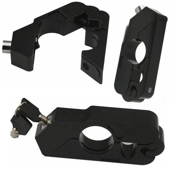 universal aluminum cnc motorcycle handle throttle grip security black lock motorbike handlebar lever lock moto accessories
universal aluminum cnc motorcycle handle throttle grip security black lock motorbike handlebar lever lock moto accessories