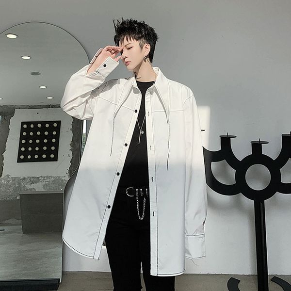 мужчина япония streetwear длинного воротник белого рыхлого чернорубашечники men line украшение повседневных рубашки с длинным рукавом, White;black
мужчина япония streetwear длинного воротник белого рыхлого чернорубашечники men line украшение повседневных рубашки с длинным рукавом, White;black