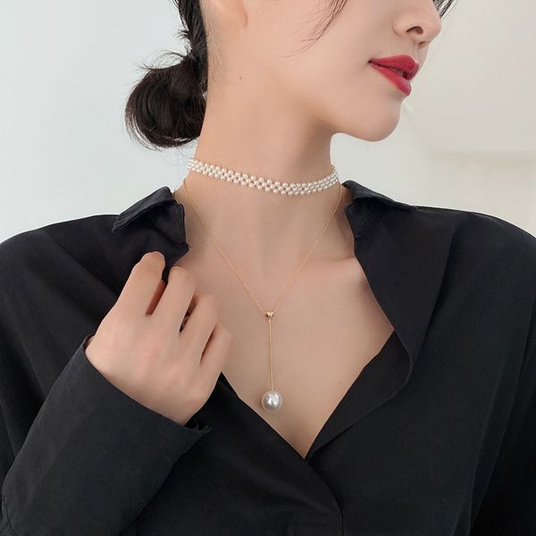 new fashion women jewelry multilayer simulated pearl choker necklace pendant charm wedding necklaces lady gifts, Golden;silver
new fashion women jewelry multilayer simulated pearl choker necklace pendant charm wedding necklaces lady gifts, Golden;silver