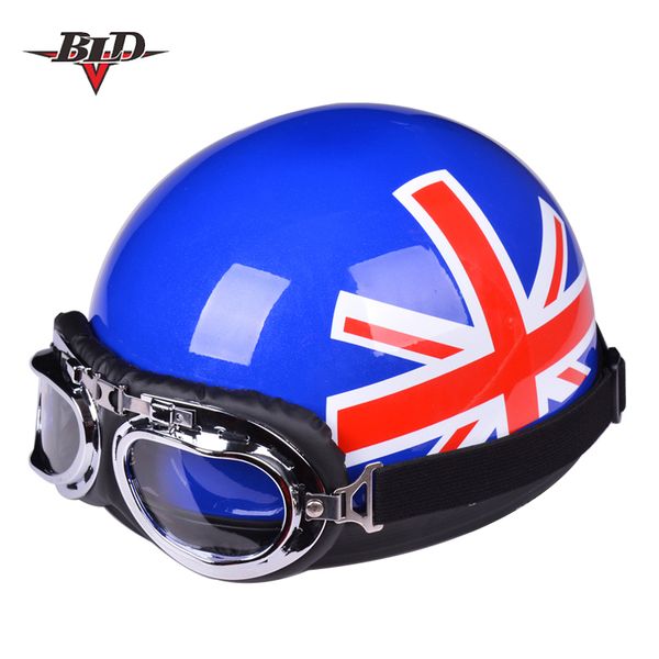 motorcycle scooter open face half helmet with visor uv goggles retro vintage moto helmet for woman
motorcycle scooter open face half helmet with visor uv goggles retro vintage moto helmet for woman