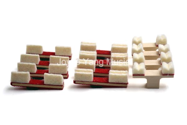 1 set of 4ps piano accessories piano damper felt individual vertical bass damper wedge triple string notes for upright piano
1 set of 4ps piano accessories piano damper felt individual vertical bass damper wedge triple string notes for upright piano