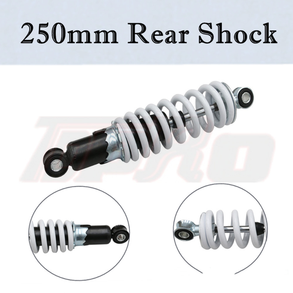 tdpro bicycle motorcycle bike 9.8" 250mm 400 pound suspension absorber spring for mini go kart buggy quad atv dirt bike
tdpro bicycle motorcycle bike 9.8" 250mm 400 pound suspension absorber spring for mini go kart buggy quad atv dirt bike