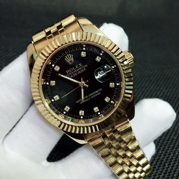 quartz stainless steel 36/40mm rhinestone gold case luxury mens watches day date men designer watch wholesale gift wristwatch, Slivery;brown
quartz stainless steel 36/40mm rhinestone gold case luxury mens watches day date men designer watch wholesale gift wristwatch, Slivery;brown