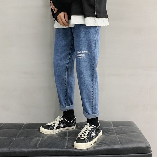 2020 men's letter printing stretch slim fit wash jeans casual pants fashion trend blue/grey color trousers plus size -2xl
2020 men's letter printing stretch slim fit wash jeans casual pants fashion trend blue/grey color trousers plus size -2xl