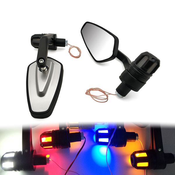 motorcycle handle mirror with turn led signal light for triumrh bonneville /se/t100/black bonneville t120 daytona 600/650
motorcycle handle mirror with turn led signal light for triumrh bonneville /se/t100/black bonneville t120 daytona 600/650