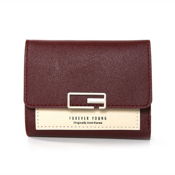 new women's wallet female short paragraph japanese and korean of the small fresh cute student wallet simple fashion coin purse, Red;black
new women's wallet female short paragraph japanese and korean of the small fresh cute student wallet simple fashion coin purse, Red;black