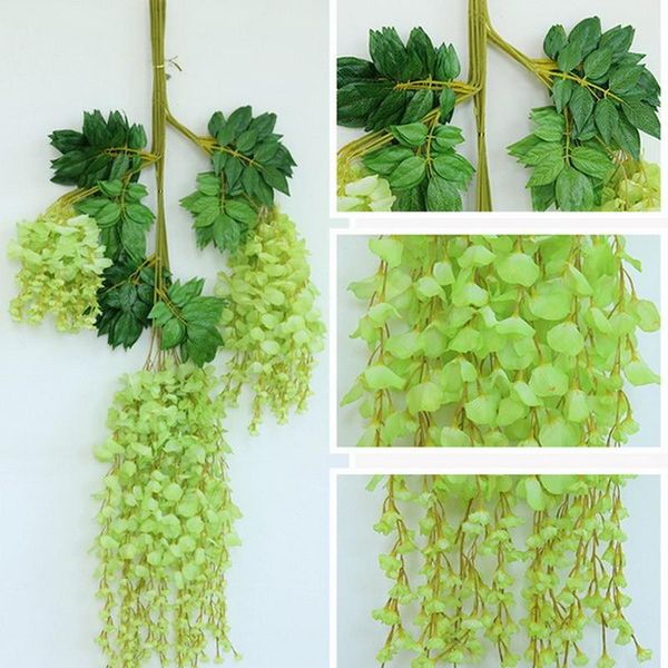 white green purple fuchsia artificial flowers simulation wisteria vine wedding decorations long short silk plant bouquet room office garden
white green purple fuchsia artificial flowers simulation wisteria vine wedding decorations long short silk plant bouquet room office garden