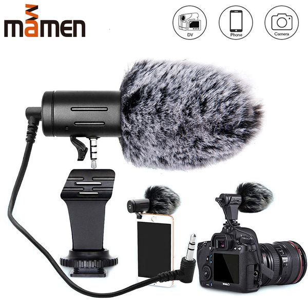 microphone plug camera mamen 3.5mm condenser recording microfone ultra-wide audio studio mic for canon sony nikon dslr dv vlog
microphone plug camera mamen 3.5mm condenser recording microfone ultra-wide audio studio mic for canon sony nikon dslr dv vlog
