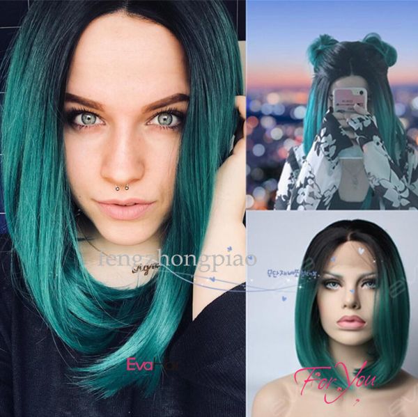 ombre green synthetic hair short straight cosplay wigs high temperature fiber hair 12inch women wig, Black
ombre green synthetic hair short straight cosplay wigs high temperature fiber hair 12inch women wig, Black