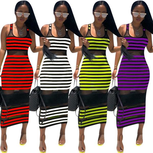 women casual dresses summer clothing new style sexy&club mesh panelled striped bodycon sleeveless dresses scoop neck long dresses 477, Black;gray
women casual dresses summer clothing new style sexy&club mesh panelled striped bodycon sleeveless dresses scoop neck long dresses 477, Black;gray