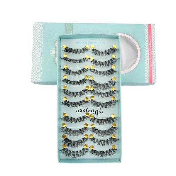 10 pair handmade false eyelashes volume natural transparent extensions natural long fake eye lashes beautiful make up tools
10 pair handmade false eyelashes volume natural transparent extensions natural long fake eye lashes beautiful make up tools