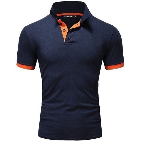 men's polo shirts fashion classic short sleeved casual polo shirt contrast color patchwork breathable polos shirt, White;black
men's polo shirts fashion classic short sleeved casual polo shirt contrast color patchwork breathable polos shirt, White;black