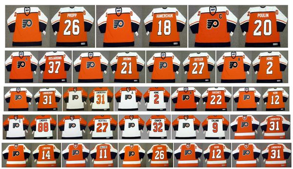 vintage philadelphia flyers jersey 88 eric lindros 27 ron hextall 32 murray craven 9 pelle eklund 14 ken linesman dki retro hockey, Black;red 
vintage philadelphia flyers jersey 88 eric lindros 27 ron hextall 32 murray craven 9 pelle eklund 14 ken linesman dki retro hockey, Black;red