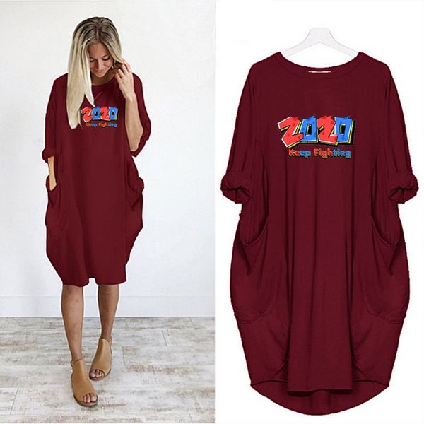 женщины моды одетый 2020 новое прибытие summer casual длинные платья letters количество печати сыпучие lady коротким рукавом платье топ дост, Black;gray
женщины моды одетый 2020 новое прибытие summer casual длинные платья letters количество печати сыпучие lady коротким рукавом платье топ дост, Black;gray
