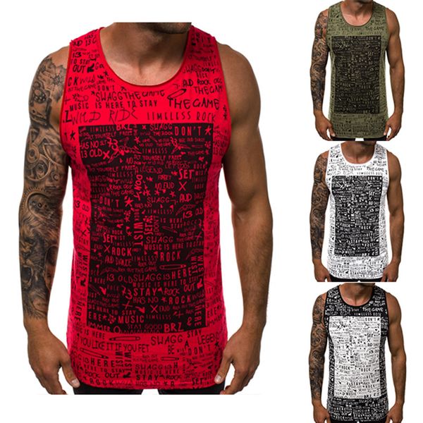 2020 summer new stitching letter printing round neck thin section men's sleeveless vest men's vest waistcoat, Black;white
2020 summer new stitching letter printing round neck thin section men's sleeveless vest men's vest waistcoat, Black;white
