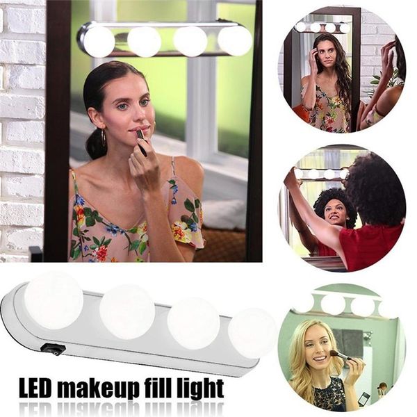 learnever 4 bulbs mirror night light portable led mirror light hollywood makeup vanity headlights easy-installed make up
learnever 4 bulbs mirror night light portable led mirror light hollywood makeup vanity headlights easy-installed make up