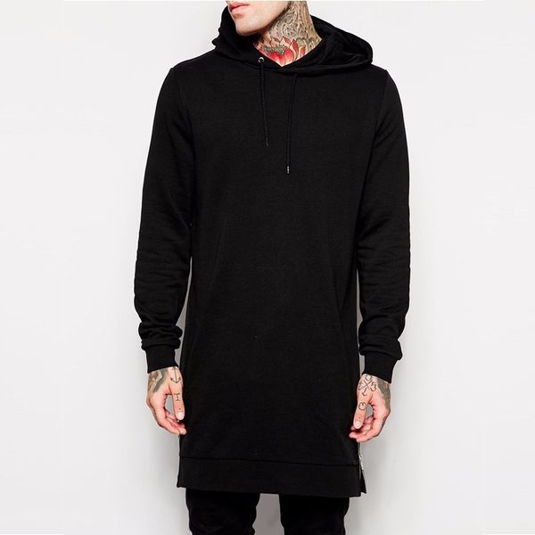 2019 new arrival fashion men long black hoodies sweatshirts tee with side zip longline hip hop street wear shirt
2019 new arrival fashion men long black hoodies sweatshirts tee with side zip longline hip hop street wear shirt