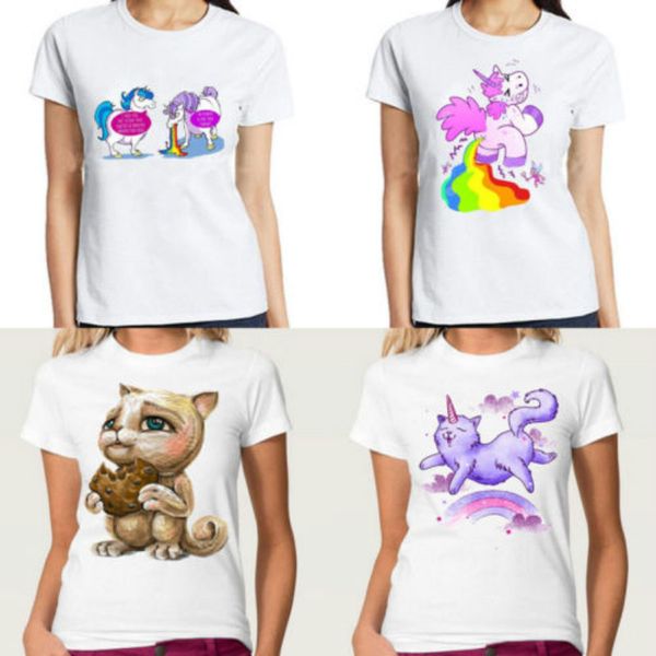 2018 uk new big mens women unicorn print cartoon t shirt king s-xxxl sizes white pullover o-neck plus size
2018 uk new big mens women unicorn print cartoon t shirt king s-xxxl sizes white pullover o-neck plus size