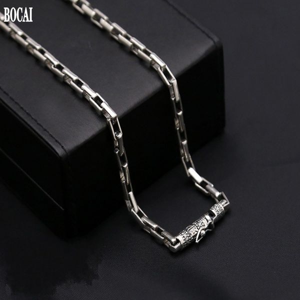 100% new thai silver s925 pure silver necklace for man big ming curse vintage 925 men's box chain rough necklace
100% new thai silver s925 pure silver necklace for man big ming curse vintage 925 men's box chain rough necklace
