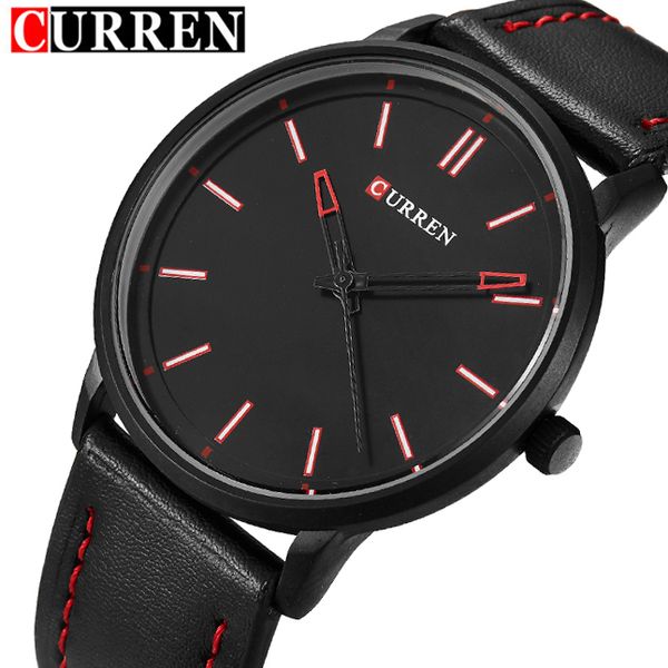 2019 new curren fashion sports watches men leather band quartz analog clock male casual ultra thin dial wrist watch, Slivery;brown
2019 new curren fashion sports watches men leather band quartz analog clock male casual ultra thin dial wrist watch, Slivery;brown