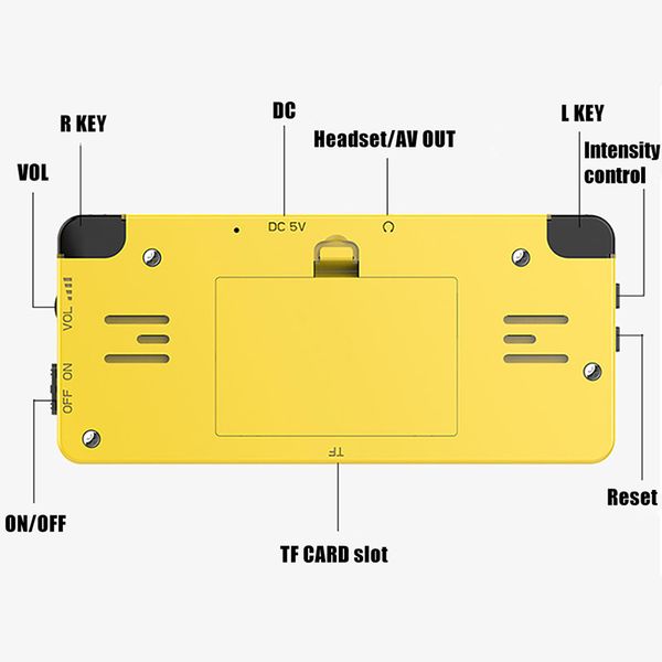 ldk 2.6 inch game console open source system mini handheld build-in 3000 games retro game mini family tv video console
ldk 2.6 inch game console open source system mini handheld build-in 3000 games retro game mini family tv video console