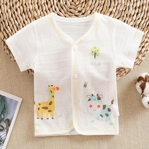 short half sleeve clothes clothes cotton baby summer t-shirt boneless baby half sleeve t-shirt, White
short half sleeve clothes clothes cotton baby summer t-shirt boneless baby half sleeve t-shirt, White
