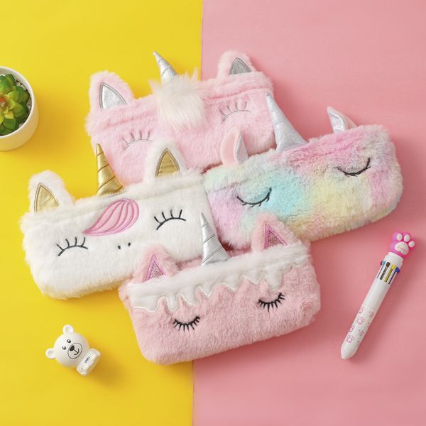 girls cute unicorn cosmetic bags plush organizer storage kids children cartoon travel makeup pencil bag for students
girls cute unicorn cosmetic bags plush organizer storage kids children cartoon travel makeup pencil bag for students