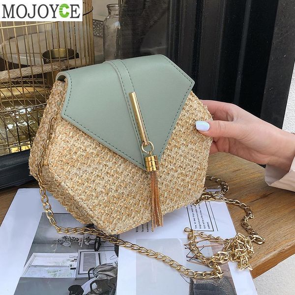 new fashion hexagon mulit style straw+pu bag handbags women summer rattan bag handmade woven beach bolsa feminina
new fashion hexagon mulit style straw+pu bag handbags women summer rattan bag handmade woven beach bolsa feminina