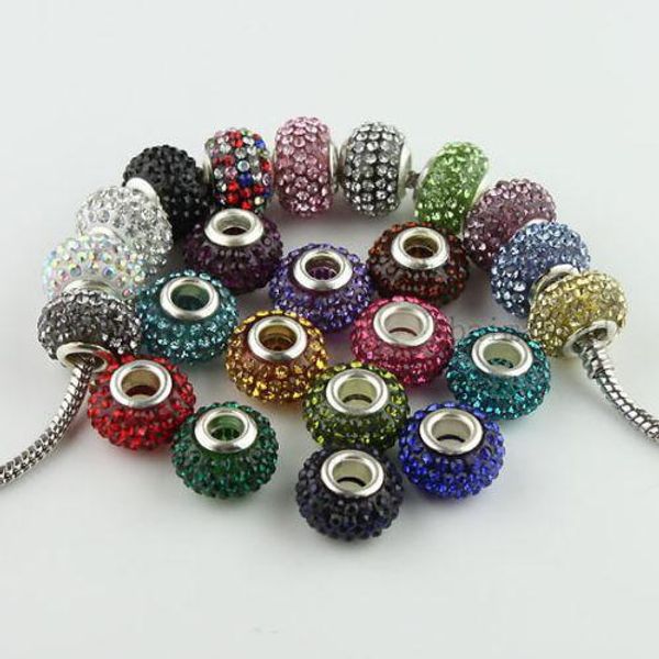 mixed 23 цвета rhinestone crystal европейского шарм loose bead fits браслет оптовых партий, Black
mixed 23 цвета rhinestone crystal европейского шарм loose bead fits браслет оптовых партий, Black