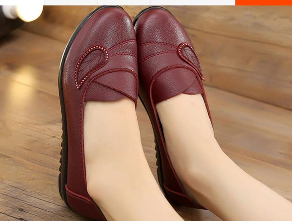 2019 women's shoes in spring and autumn with new style flat bottom round head anti-skid of soft bottom mother shoes@2630, Black
2019 women's shoes in spring and autumn with new style flat bottom round head anti-skid of soft bottom mother shoes@2630, Black