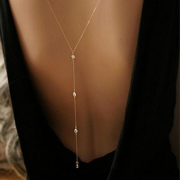 fashion necklace women boho gold silver beach bikini bib crystal wedding summer dress backdrop back chain wholesale jewelry, Golden;silver
fashion necklace women boho gold silver beach bikini bib crystal wedding summer dress backdrop back chain wholesale jewelry, Golden;silver