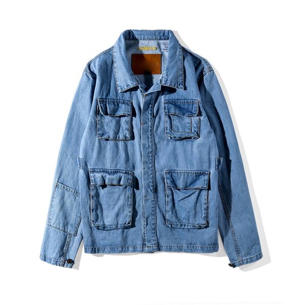 2019 vetements cooperation classic vintage women men denim jacket hiphop pocked light wash men jacket coat, Black;brown
2019 vetements cooperation classic vintage women men denim jacket hiphop pocked light wash men jacket coat, Black;brown